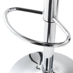 Furniture in Fashion Ritz Taupe And White Faux Leather Bar Stools In Pair - thumbnail 5
