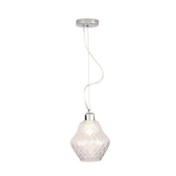 Pacific Lifestyle Lisbon Clear Optic Diamond Glass Pendant - thumbnail 4