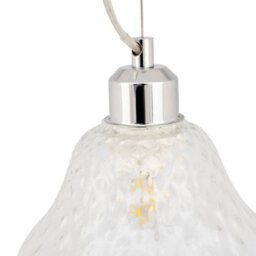 Pacific Lifestyle Lisbon Clear Optic Diamond Glass Pendant - thumbnail 5