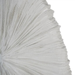 Buttercup Farm Orbis Textured Sculpture On Stand - Polyresin - L12 X W46 X H58 Cm - White - thumbnail 3