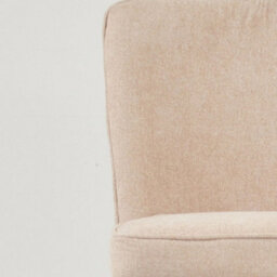 Lakeland Furniture Boden Natural Cream Fabric Wooden Fixed Leg Bar Stool - thumbnail 8