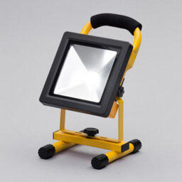 Litecraft Black And Yellow Industrial Slimline Outdoor 20W Battery Operated Led Work Light - thumbnail 3