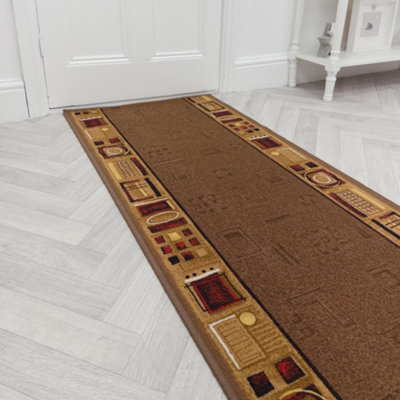 Jena Hallway Runner Rug - Hardwearing, Non-Slip & Durable Carpet For Hall, Kitchen & Corridor - image 1