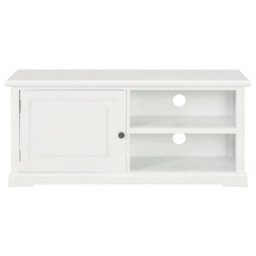 Berkfield Tv Cabinet White 90X30X40 Cm Wood - thumbnail 3