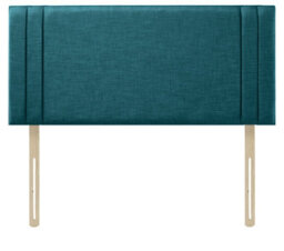 "Slumbre Rio Turin Linen 3Ft Single 20"" Headboard -  Teal"