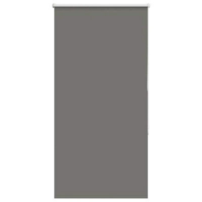 Berkfield Durable Roller Blind Blackout Grey 70X150 Cm Fabric Width 65.7 Cm Polyester