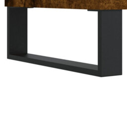 Berkfield Record Cabinet Smoked Oak 100X38X48 Cm Engineered Wood - thumbnail 7