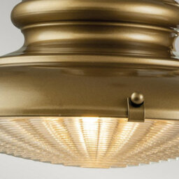 Luminosa Lighting Elstead Redding Station Outdoor Dome Wall Lamp, Painted Distressed Bronze Ip44 - thumbnail 2