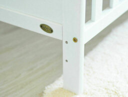 Mcc Direct Orlando Wooden Baby Cot Bed White With Drawer - thumbnail 5