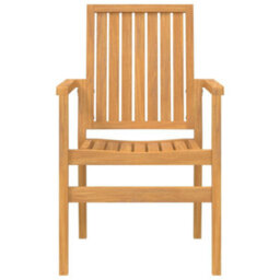 Berkfield 9 Piece Garden Dining Set Solid Wood Teak - thumbnail 5