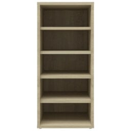 Walplus Shoe Cabinets 2 Pcs Sonoma Oak 31.5X35X70 Cm Engineered Wood - thumbnail 6