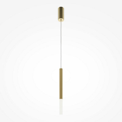 Luminosa Lighting Luminosa Pro Shade Modern Slim Pendant Ceiling Light Gold 4000K 500Lm - image 1