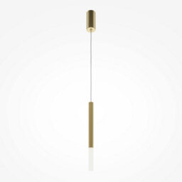 Luminosa Lighting Luminosa Pro Shade Modern Slim Pendant Ceiling Light Gold 4000K 500Lm - thumbnail 1