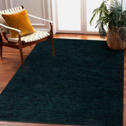 RugsX Wool Carpet Omega Duke Melange Emerald Green Black 200X300 Cm - thumbnail 1