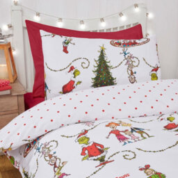 The Grinch Classic Christmas Single Duvet Cover And Pillowcase Set - thumbnail 4