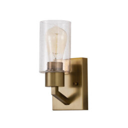 Luminosa Lighting Elstead Kichler Deryn Wall Lamp Natural Brass - thumbnail 2