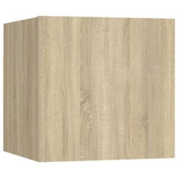 Berkfield Modern 7 Piece Tv Cabinet Set Sonoma Oak Engineered Wood - thumbnail 6