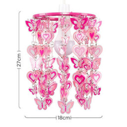 Valuelights Pink Ceiling Droplets Shade And Bulb (D)18Cm - thumbnail 5