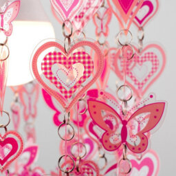Valuelights Pink Ceiling Droplets Shade And Bulb (D)18Cm - thumbnail 3