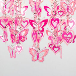 Valuelights Pink Ceiling Droplets Shade And Bulb (D)18Cm - thumbnail 4