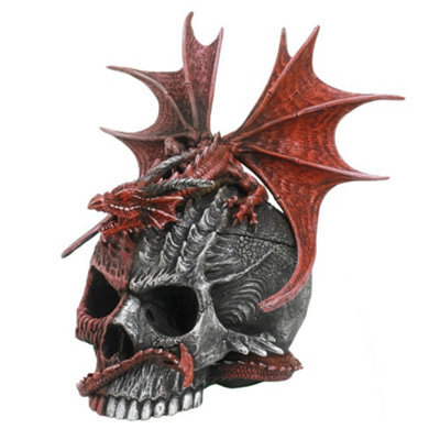 Spiral Direct Serpent Infection Skull Ornament Black/red (One Size) - image 1