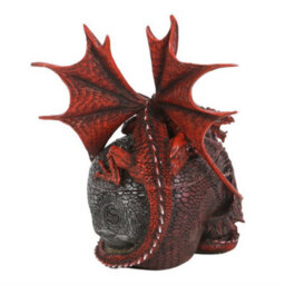 Spiral Direct Serpent Infection Skull Ornament Black/red (One Size) - thumbnail 2