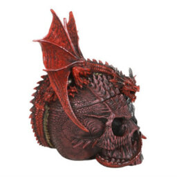 Spiral Direct Serpent Infection Skull Ornament Black/red (One Size) - thumbnail 3