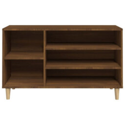 Berkfield Shoe Cabinet Brown Oak 102X36X60 Cm Engineered Wood - thumbnail 5