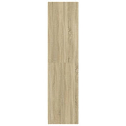 Berkfield Durable Wardrobe Sonoma Oak 100X50X200 Cm Engineered Wood - thumbnail 5
