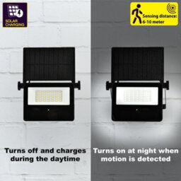 Harper Living Led Outdoor Floodlight With Photocell Motion Sensor, Solar-Powered Security Light, 5W 860Lm 2000 Mah - thumbnail 4