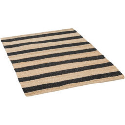 Navin Artisan Black Stripe Jute Rug 230X160Cm - thumbnail 7