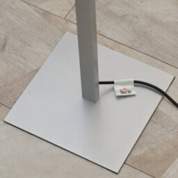 Wyld Haus Mari 147Cm Silver Dimmable Spiral Led Floor Lamp With Square Base - thumbnail 9