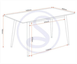 Seconique Fenton Dining Table White Marble Stone Effect - thumbnail 2