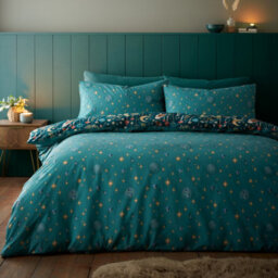 Catherine Lansfield Enchanted Twilight Forest Green Duvet Cover Set King Bedding Set - thumbnail 2