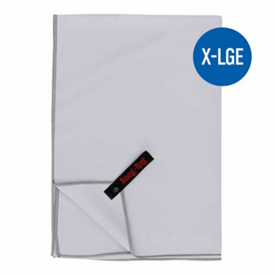 Snug Rug Microfibre Beach Towel Super Absorbent Quick Drying Lightweight Extra Large Xl 200 X 90Cm - Dapple Grey - image 1