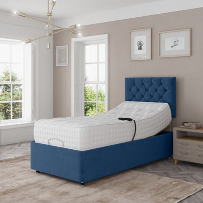 Madison Electric Adjustable Bed Set Fabric 4Ft Pocket Sprung Mattress - image 1