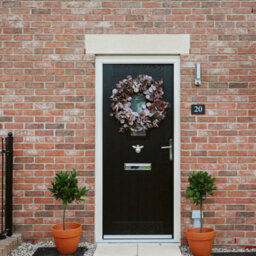 Home Luxe Co Burgundy And Russet Autumn Eucalyptus Wreath - thumbnail 2