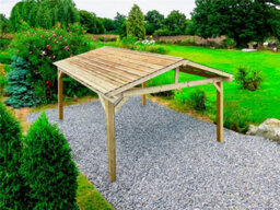 Edecks The Cotswold Garden Gazebo Heavy Duty - Pressure Treated Outdoor Timber - 3600mm X 3600mm With Bolt Down Anchors 2.1M - thumbnail 2