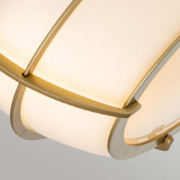 Luminosa Lighting Elstead Quoizel Chance Bathroom Ceiling Light Painted Natural Brass, Ip44 - thumbnail 3