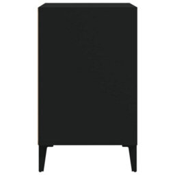Berkfield Shoe Cabinet Black 102X36X60 Cm Engineered Wood - thumbnail 4