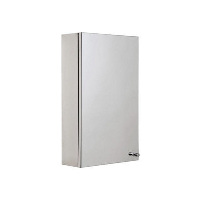 Croydex Carra Single Door Stainless Steel Cabinet - image 1