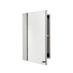 Croydex Carra Single Door Stainless Steel Cabinet - thumbnail 2