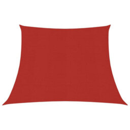 Berkfield Sunshade Sail 160 G/m2 Red 4/5X3 M Hdpe - thumbnail 1