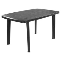Urbn-Living Urbnliving 72Cm Height Rectangle Collapsible Garden Table Plastic Patio Deck Furniture Outdoor - thumbnail 2