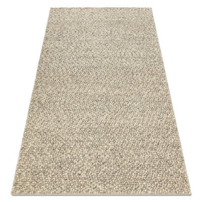 RugsX Wool Carpet Tahar 99005G Grey / Beige - Hand-Woven Loop, Uniform  160X240 Cm - image 1