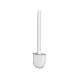 Silicone Toilet Brushes With Wall Mounted Toilet Brush Holder White - thumbnail 1