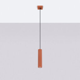 Luminosa Lighting Luminosa Karbon Minimalist Pendant Lamp Red Ochre - thumbnail 2