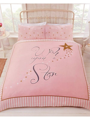 Wish Upon A Star Double Duvet Cover And Pillowcase Set
