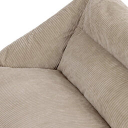 Icon Cecilia Jumbo Cord Sofa Bean Bag, Stone - thumbnail 5