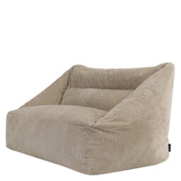 Icon Cecilia Jumbo Cord Sofa Bean Bag, Stone - thumbnail 3